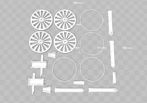 AC DC Cannon miniature 3D model 3D printable | CGTrader