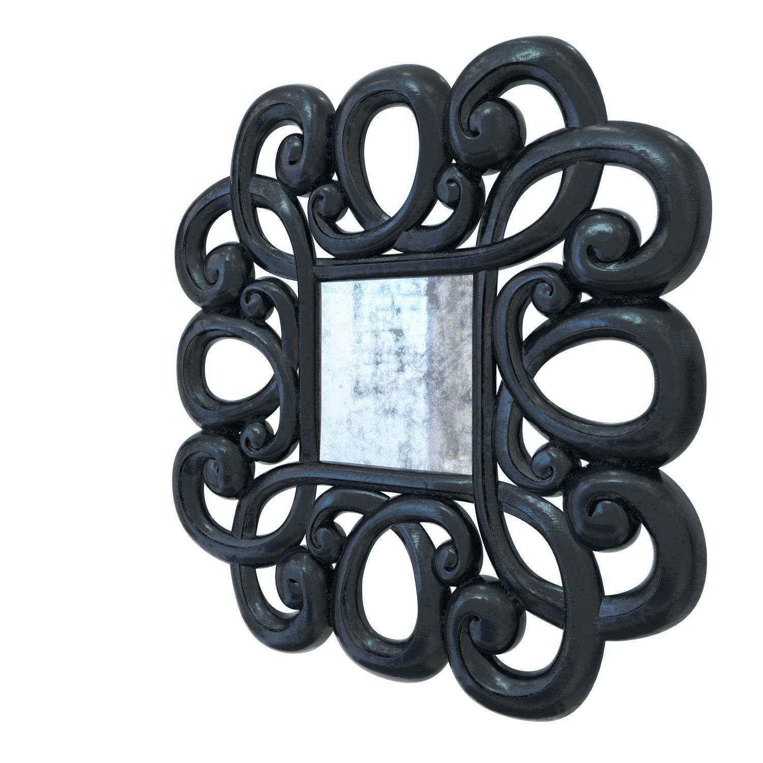 Mirror Burke Decor Home 3D model CGTrader