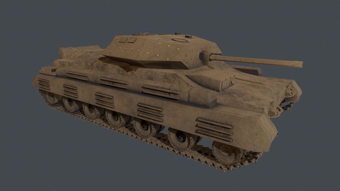 Tank Crusader Iii Version 1 3d Model Cgtrader