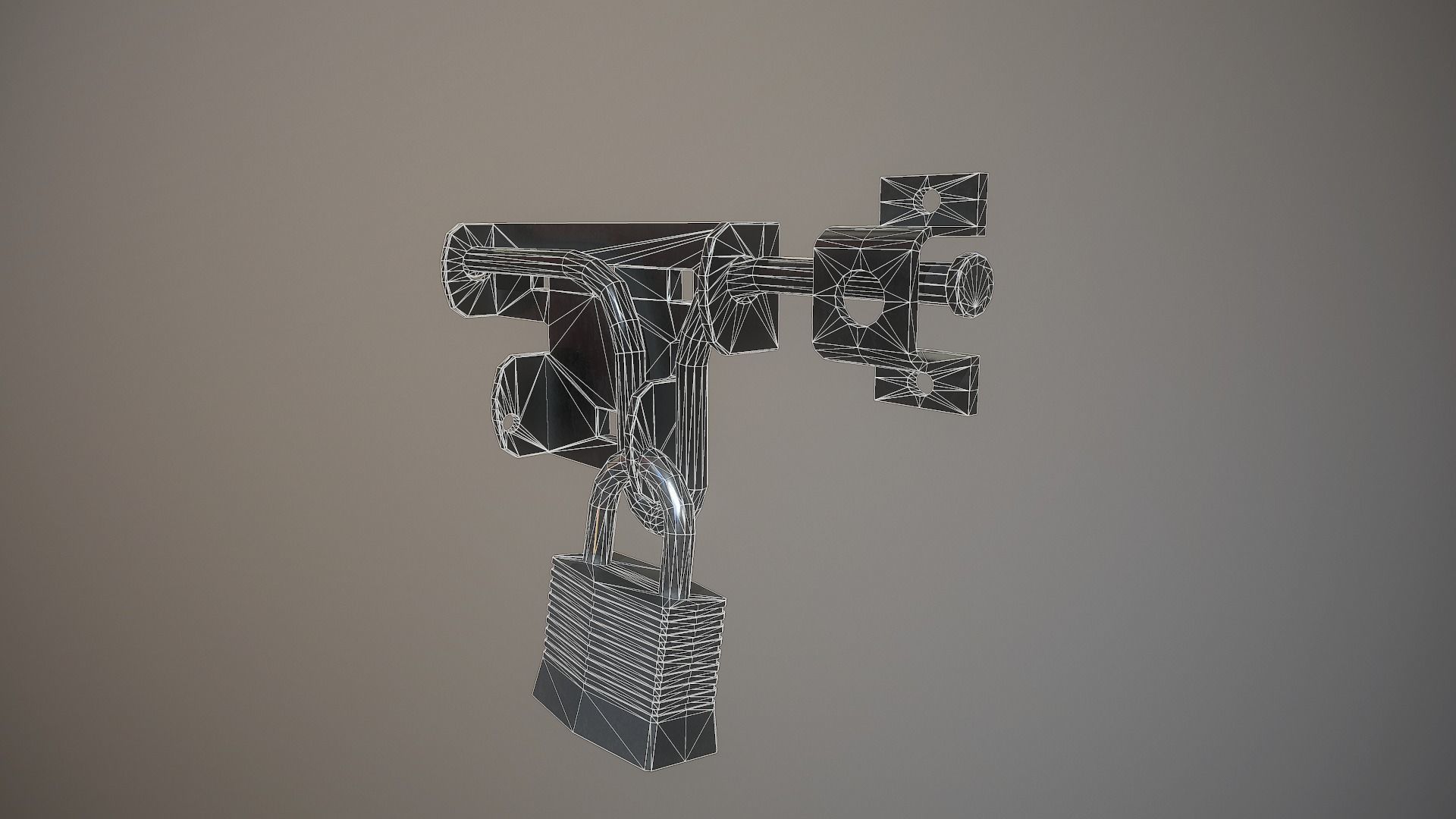 3D model Lock and Padlock 4K PBR Game Ready VR / AR / lowpoly CGTrader