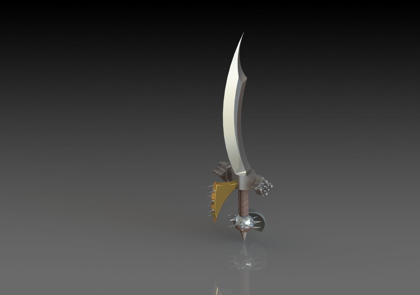 Arm broadsword 3D model