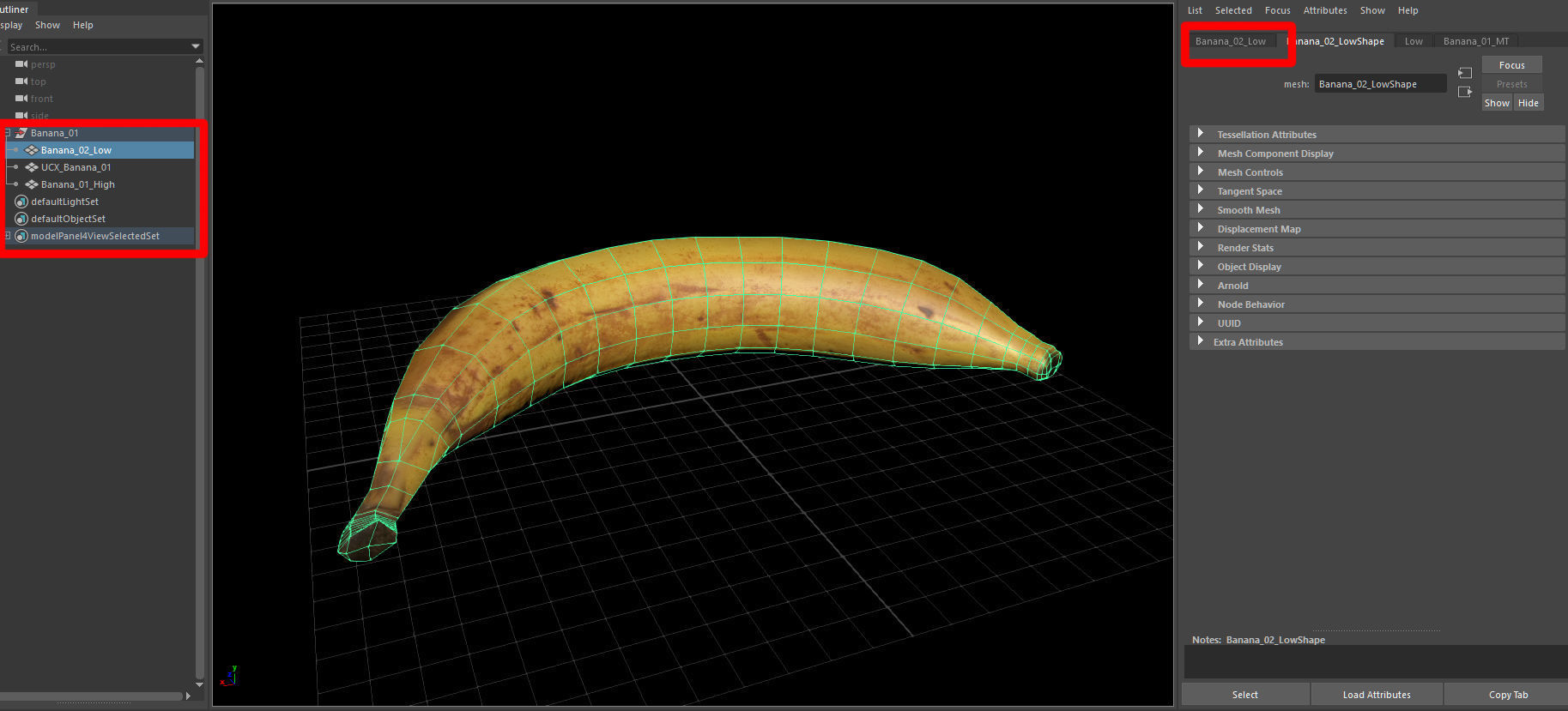 3D model Banana Game Ready VR AR VR / AR / lowpoly CGTrader