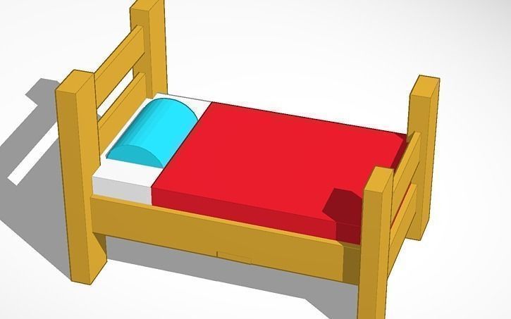 a bed
