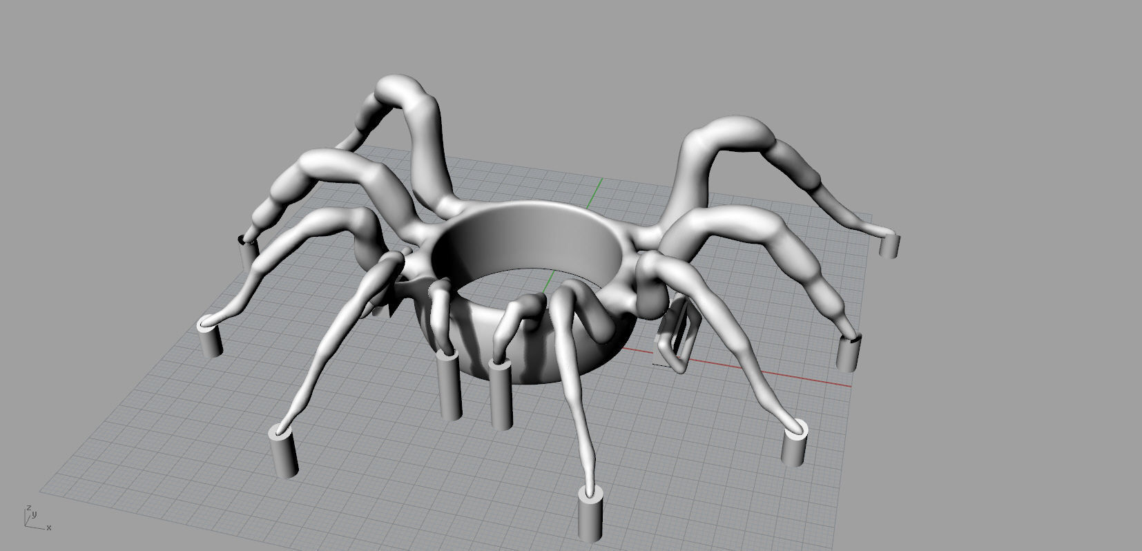 Spider Gag and Casting Mold