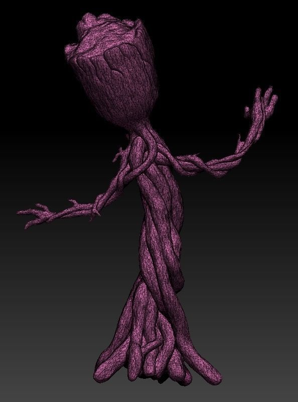 Groot 3D model 3D printable | CGTrader