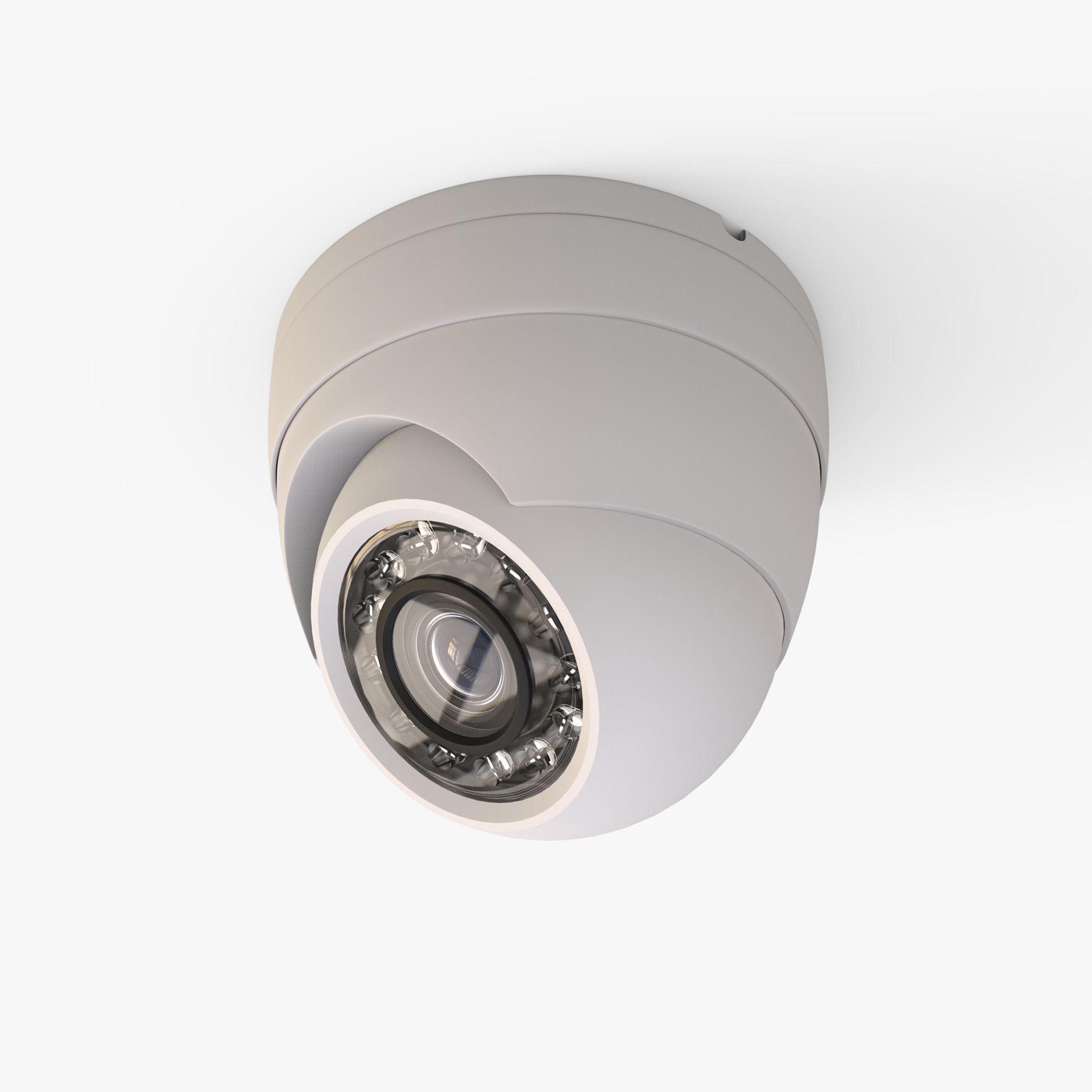 Security Camera High and Low Poly versions 3D model Security Camera High and Low Poly versions 3D model