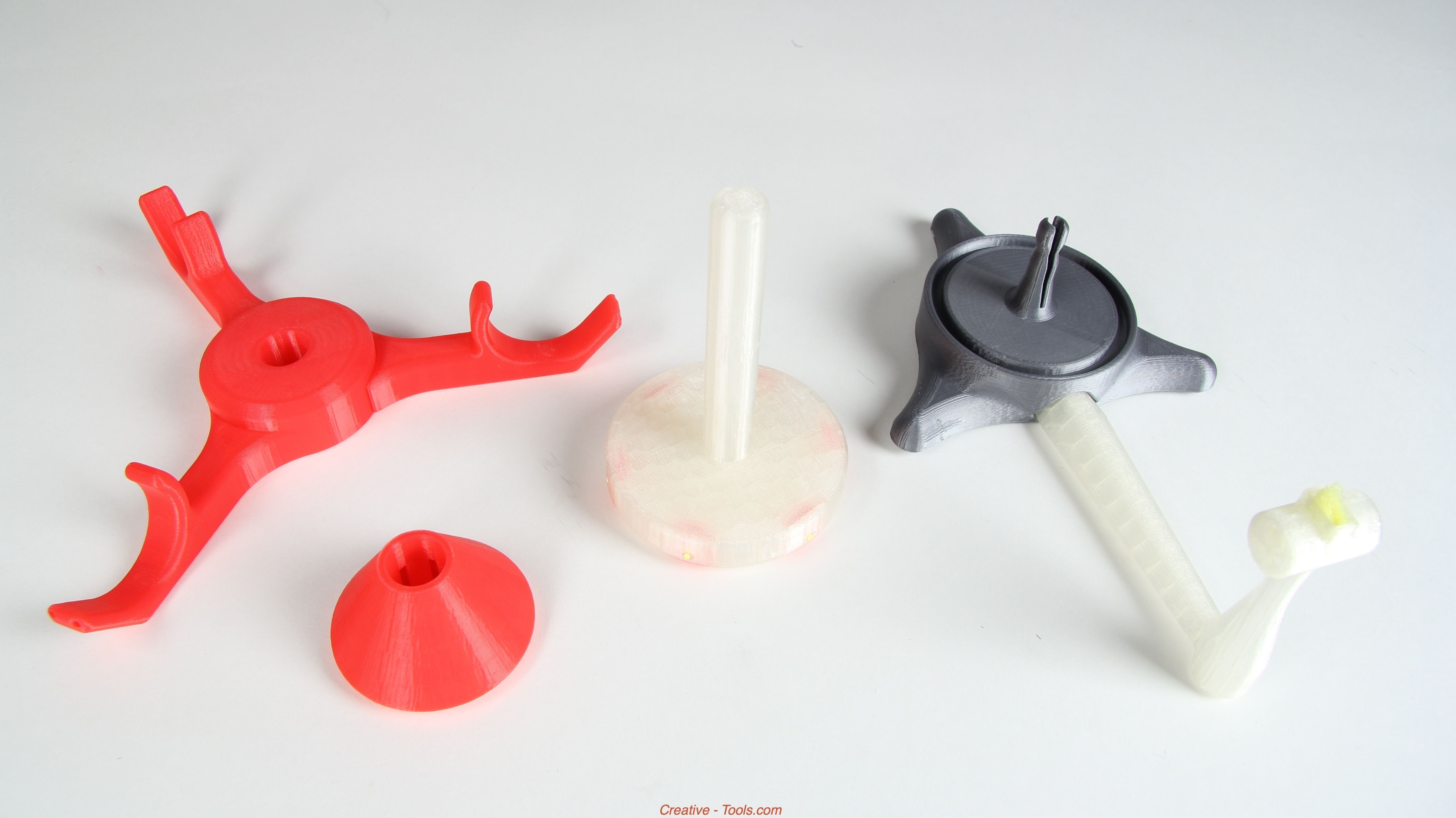 Universal stand-alone filament spool holder Fully 3D-printable free 3D ...