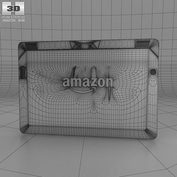 amazon kindle fire hdx 8 9 inches 3d cgtrader