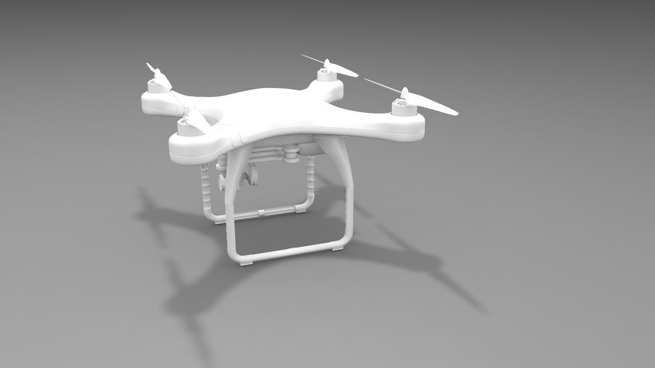 Phantom X Drone 3D model CGTrader