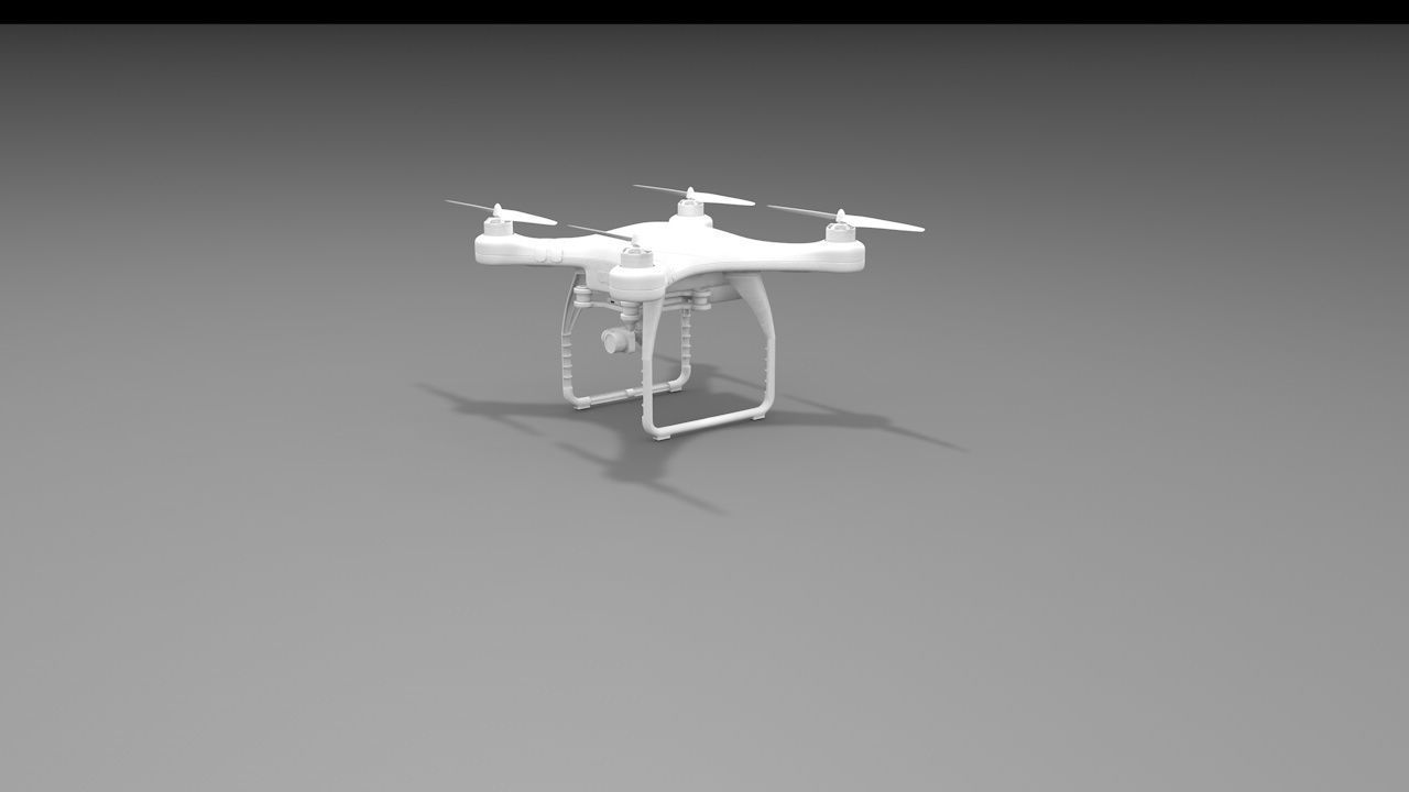 Phantom X Drone 3D model CGTrader