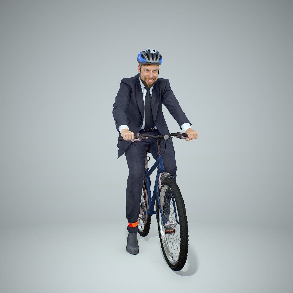 Cycling Business Man with Helmet BMan0306-HD2-O01P01-S