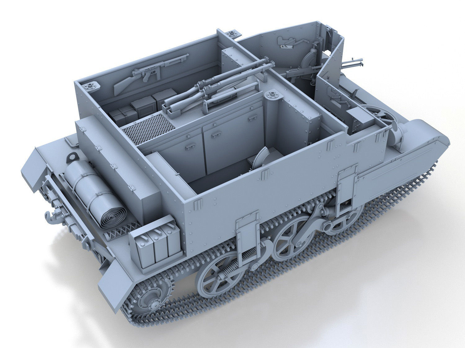 Universal Carrier MK2 Bren Gun Carrier 3D Model CGTrader