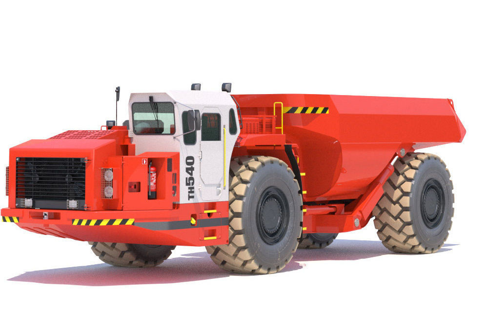 Sandvik underground truck Sandvik TH540 3D CGTrader