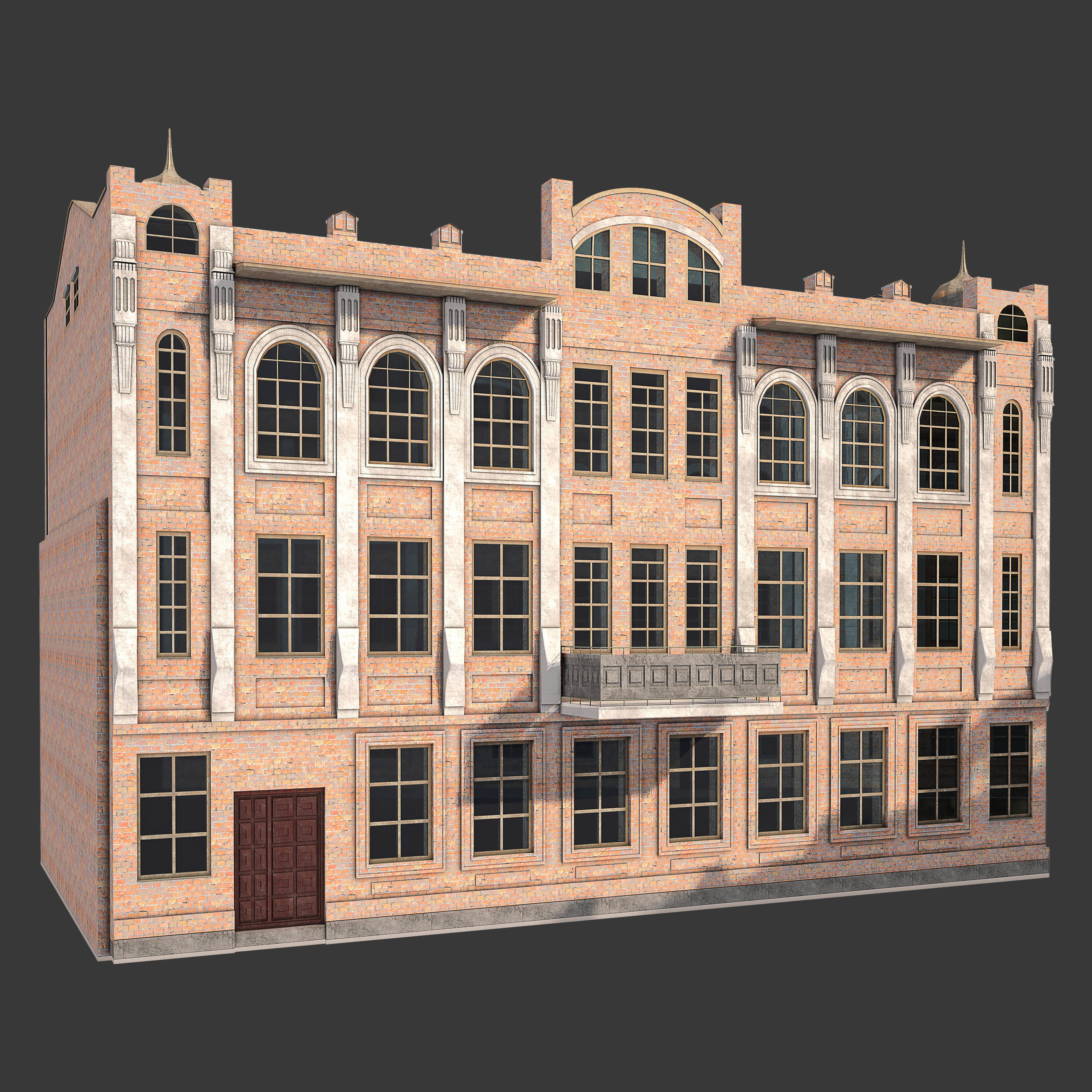 old historical building 3D model