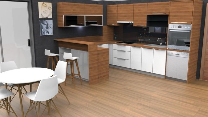 3D asset modern kitchen design with island | CGTrader 3D asset modern kitchen design with island | CGTrader on Modern:8-Rtxafges8= Model Kitchen
id=73296
