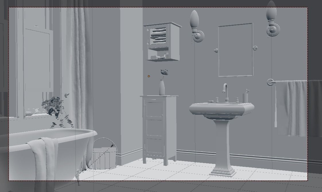 3D model Bathroom VR / AR / low-poly | CGTrader