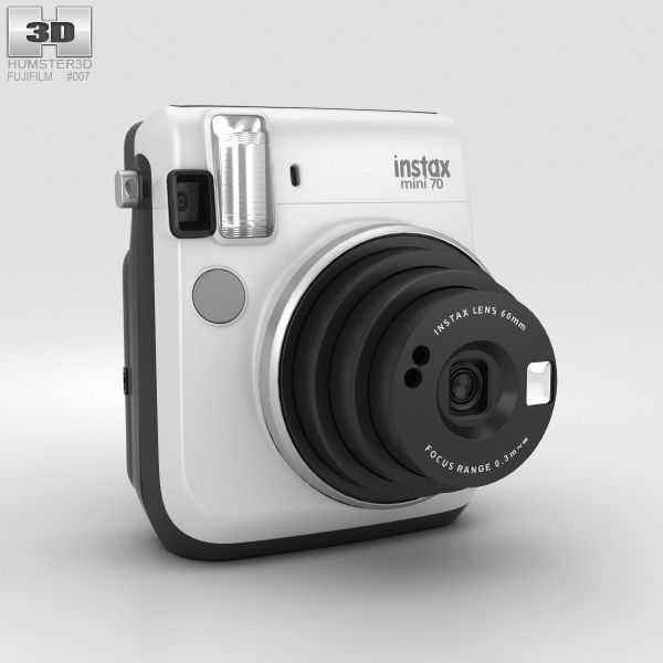 Fujifilm Instax Mini 70 White 3D model