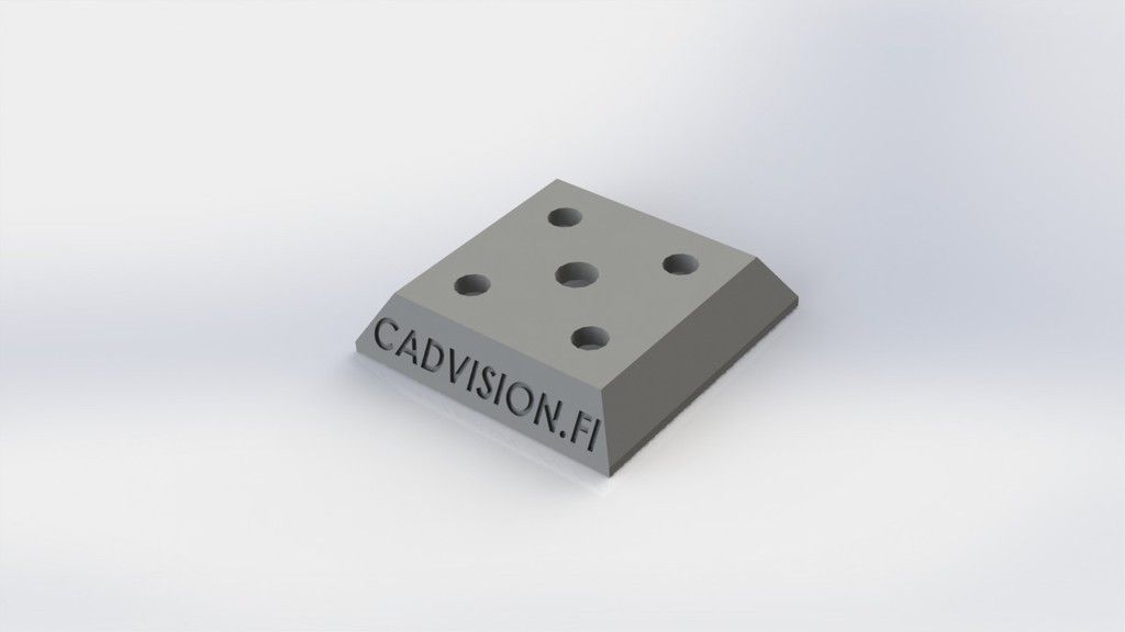 General Mounting Plate For Tripod With Quick Connect Free 3D Model 3D