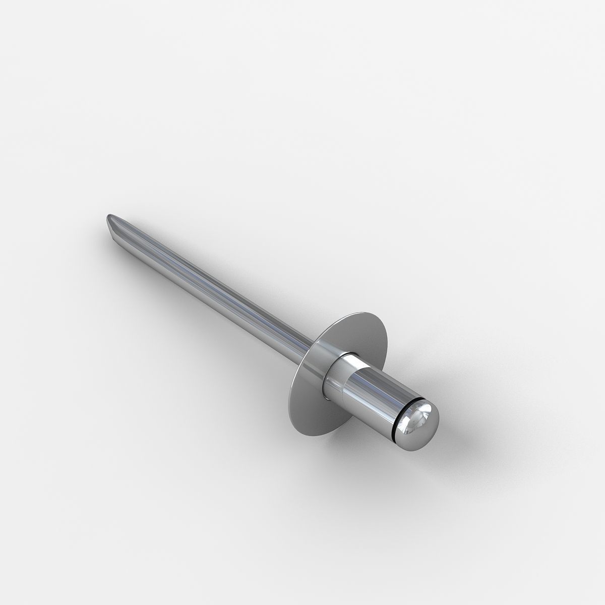 rivet metal screw 3D model CGTrader