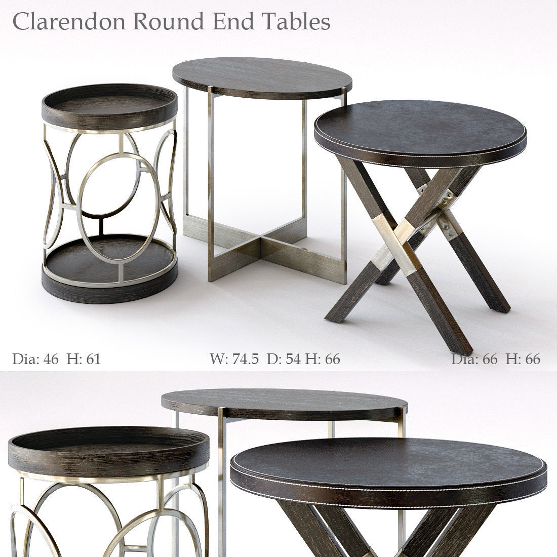 Bernhardt Clarendon Round End Table