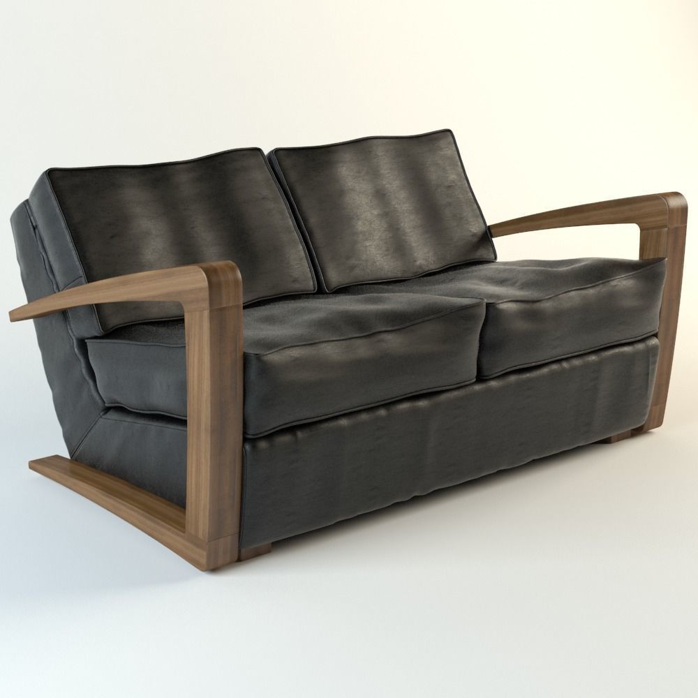 bark furniture sofa 3D model CGTrader