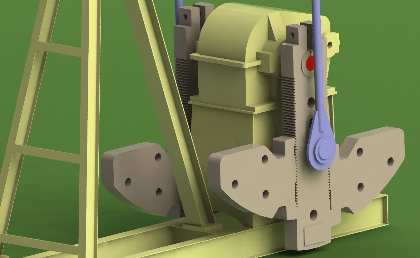 CONVENTIONAL BEAM PUMPING UNITS free 3D model CGTrader