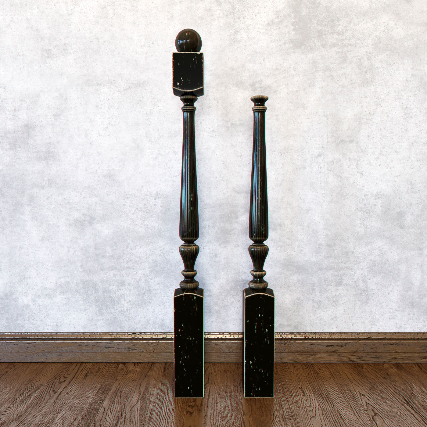 Wooden baluster