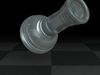 Rook Chess Pieces Glass 3D model | CGTrader