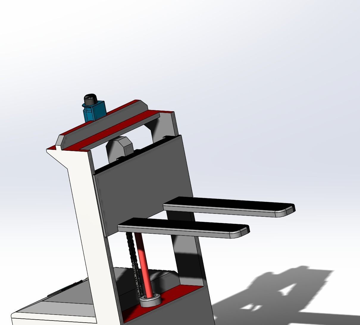 The AGV forklift 3D model | CGTrader