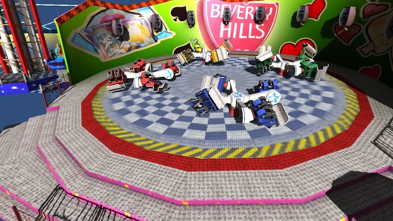 3D model Fairground rides collection VR / AR / low-poly | CGTrader