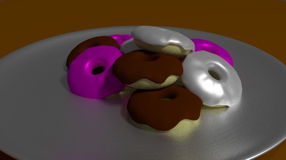 Donuts 3D model