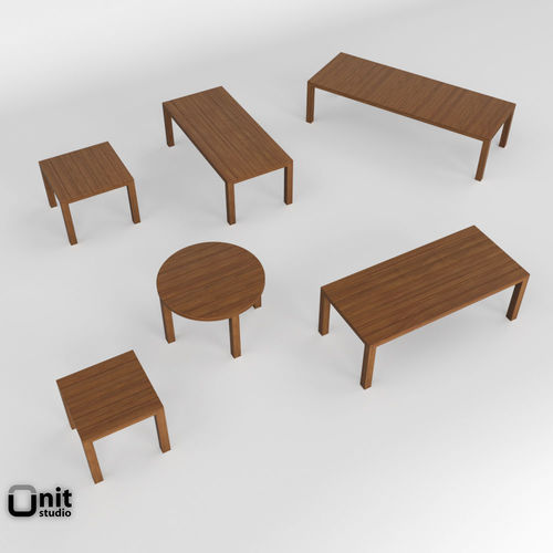 Kos Table Collection By Tribu 3D Model | CGTrader
