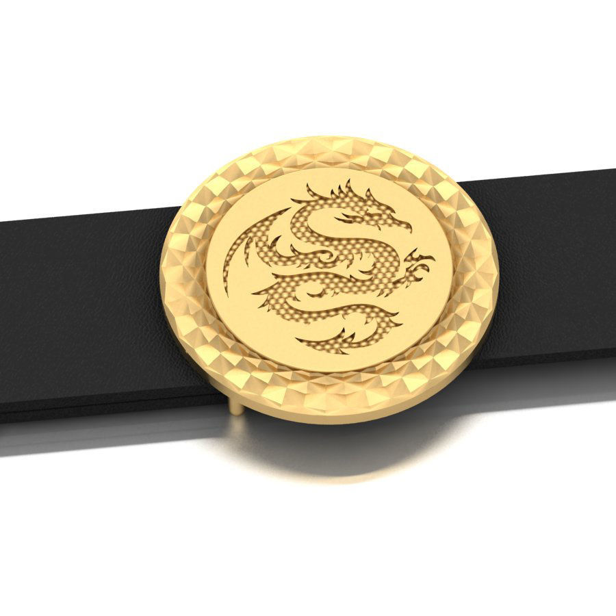 Dragon with buckle