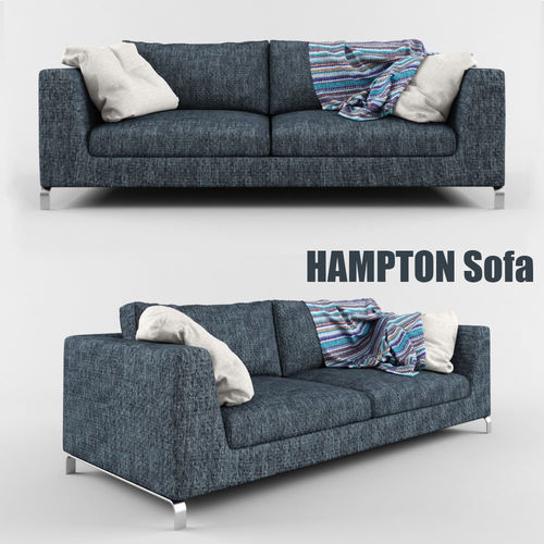 Hampton Sofa Cgtrader Hampton Sofa Model Max Obj Mtl 1