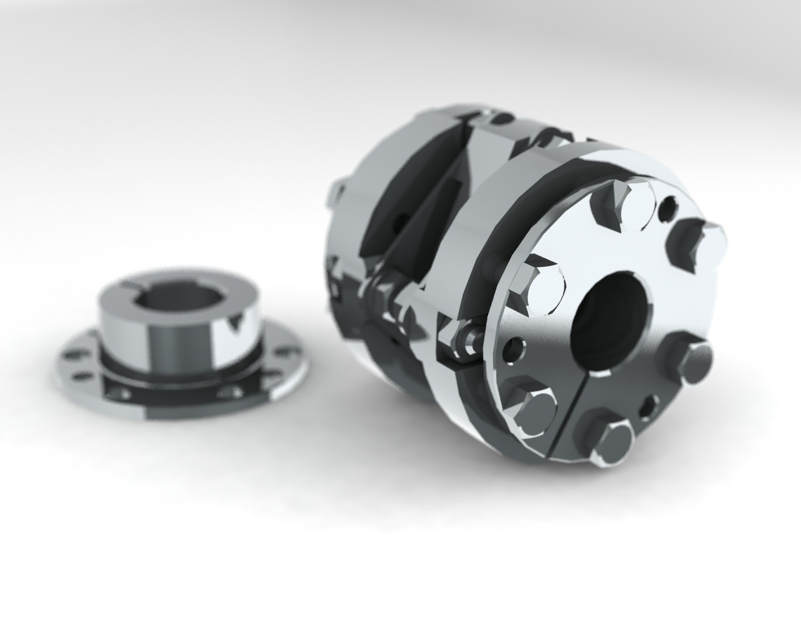 Elastic coupling free 3D Model 3D printable STL SLDPRT SLDASM SLDDRW