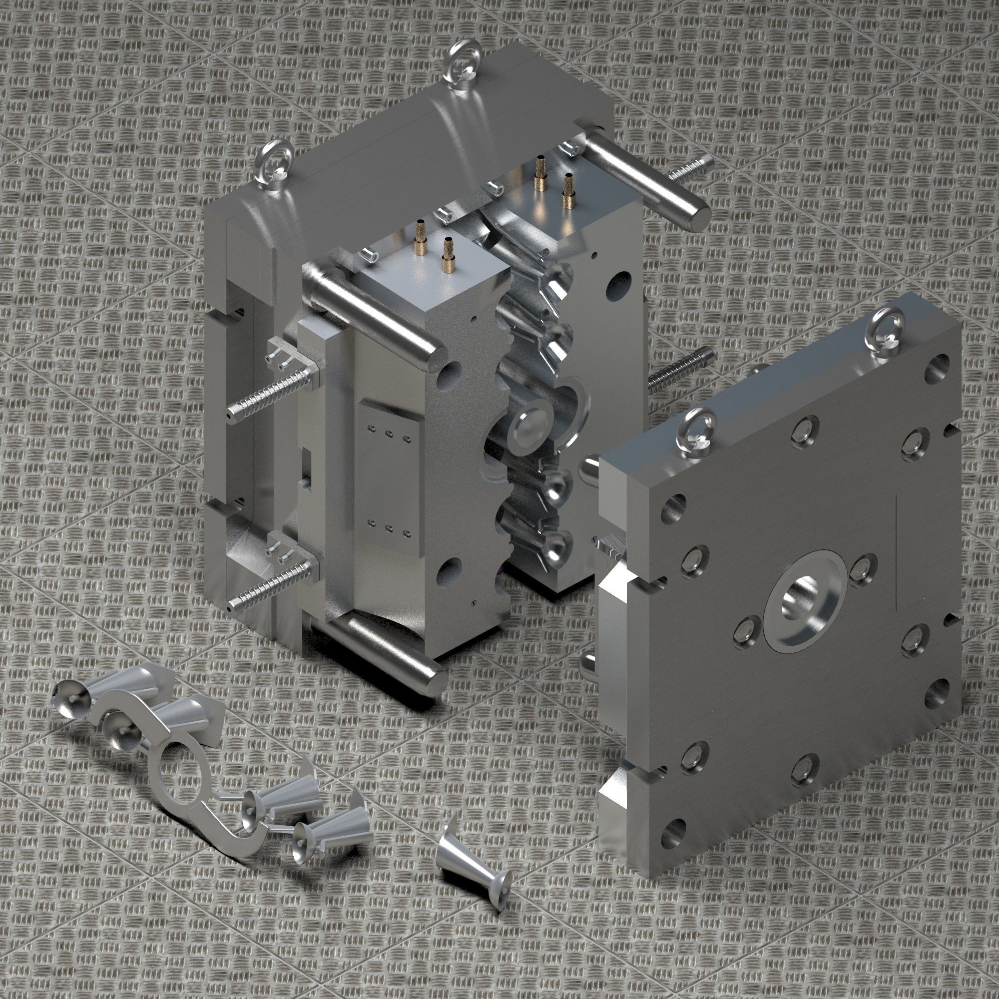 Aluminum injection mold