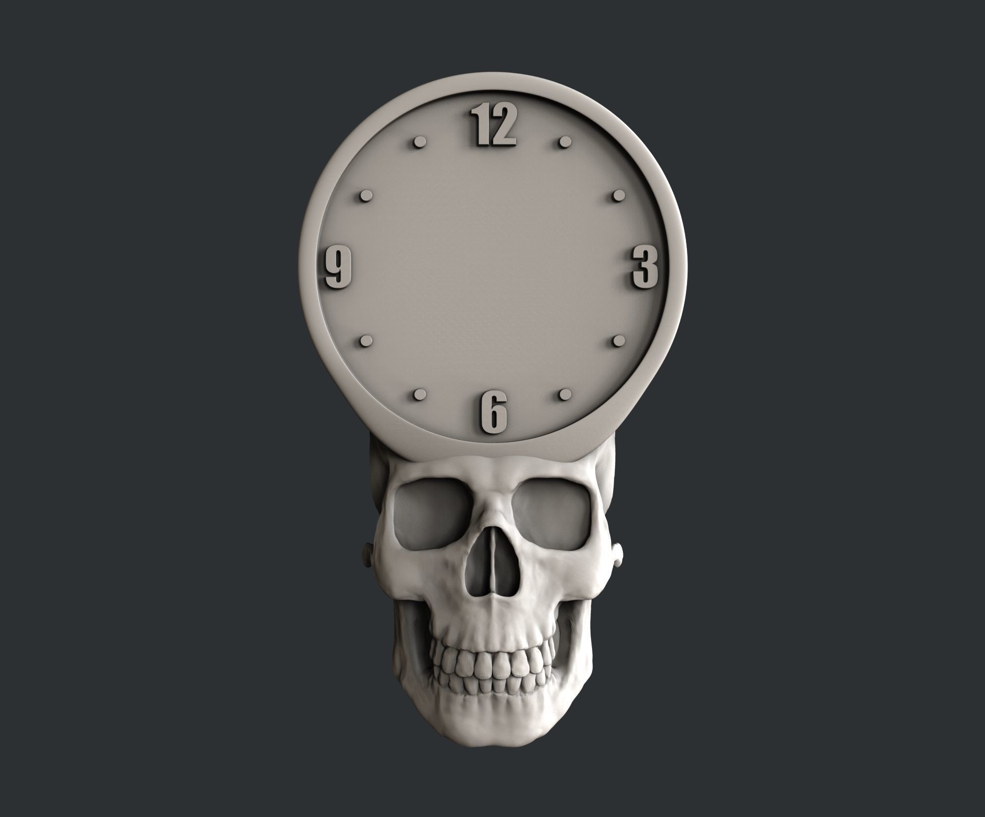 3d STL models for CNC clock 3D model