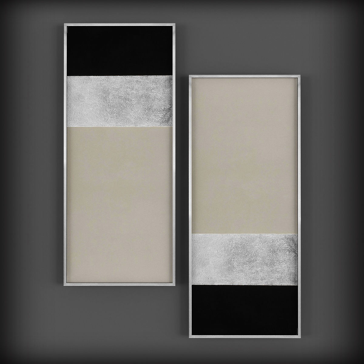 Picture Frames Low-poly  3D model