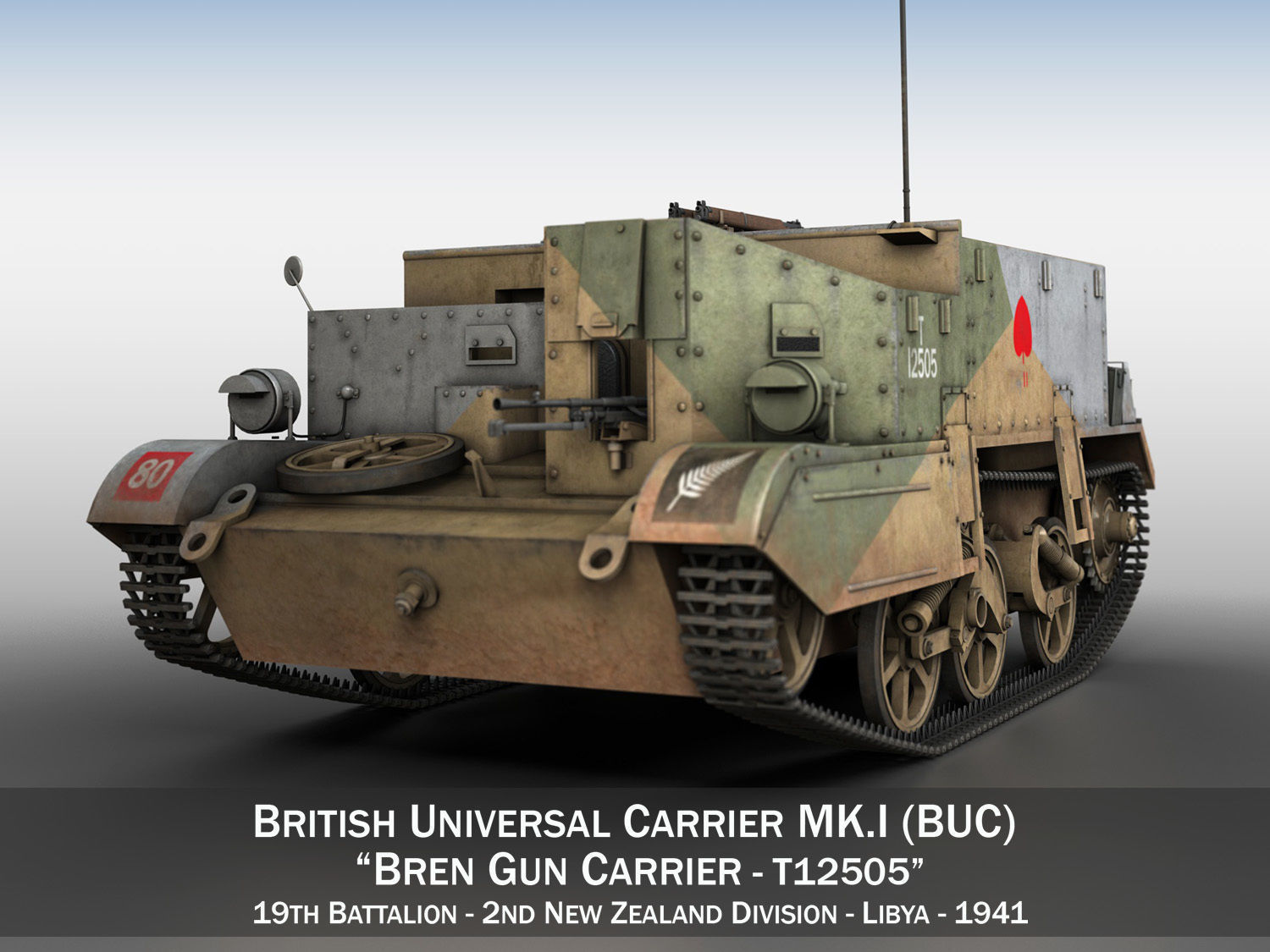 Bren Gun Carrier MK I - BUC - T12505