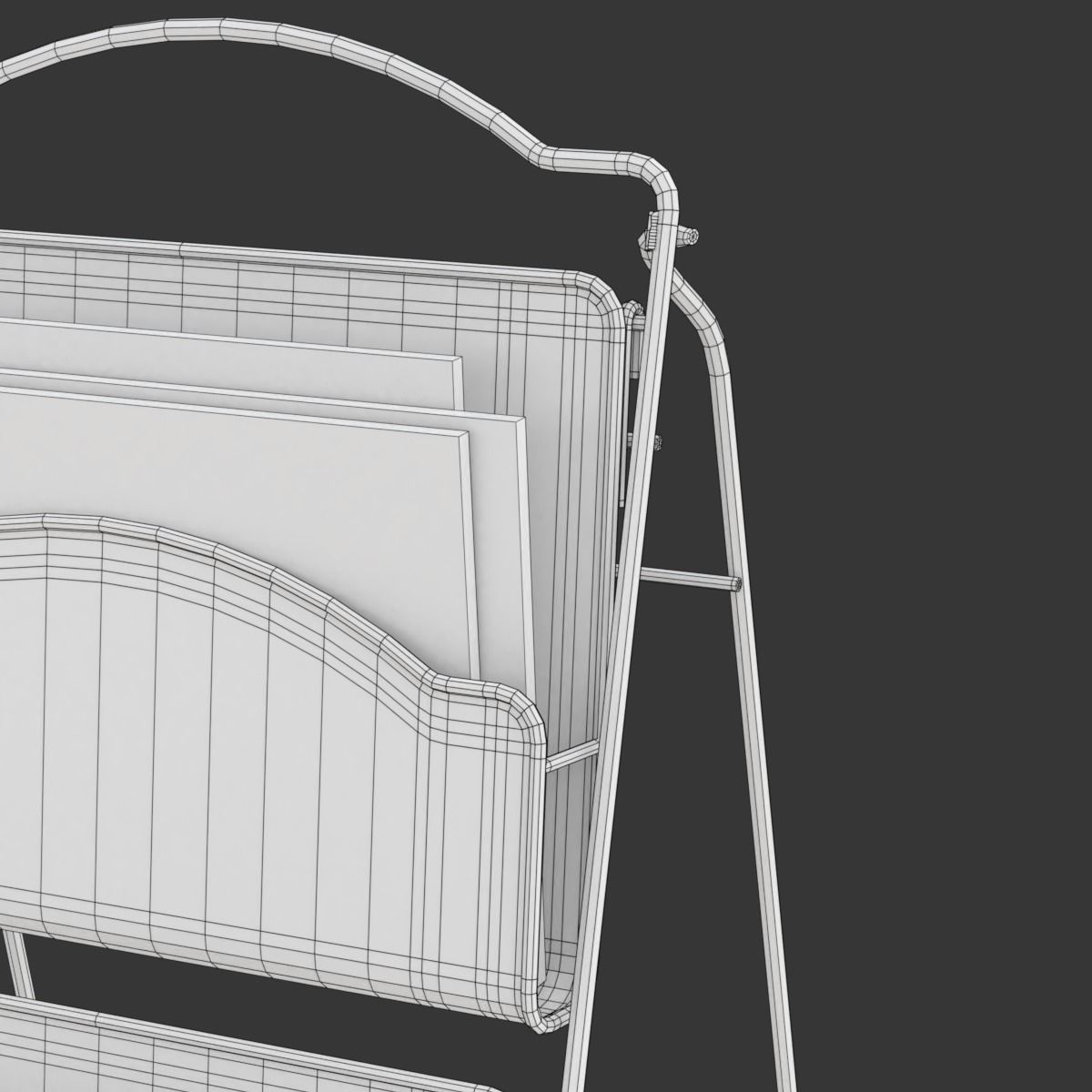 Magazine Rack - Model 01 3D model | CGTrader