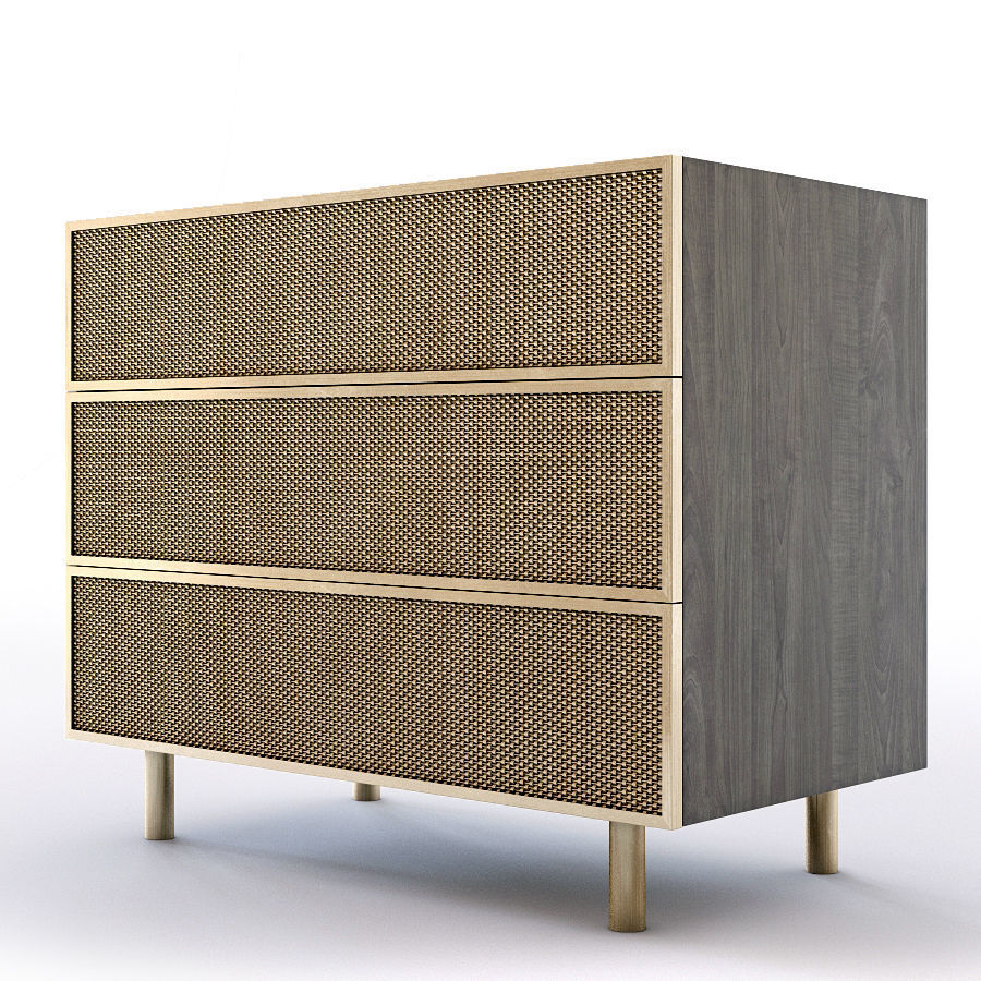 Bernhardt Profile Nightstand 3D model CGTrader