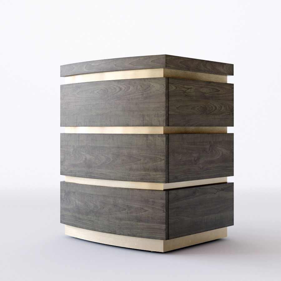 Bernhardt Profile Nightstand 3D model CGTrader