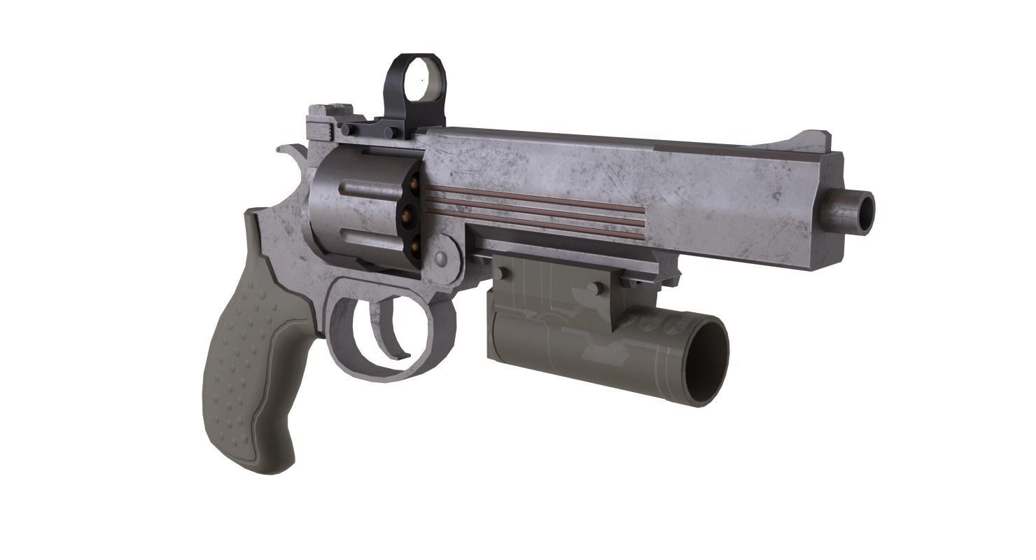 3D model Handgun MP-412 VR / AR / low-poly | CGTrader