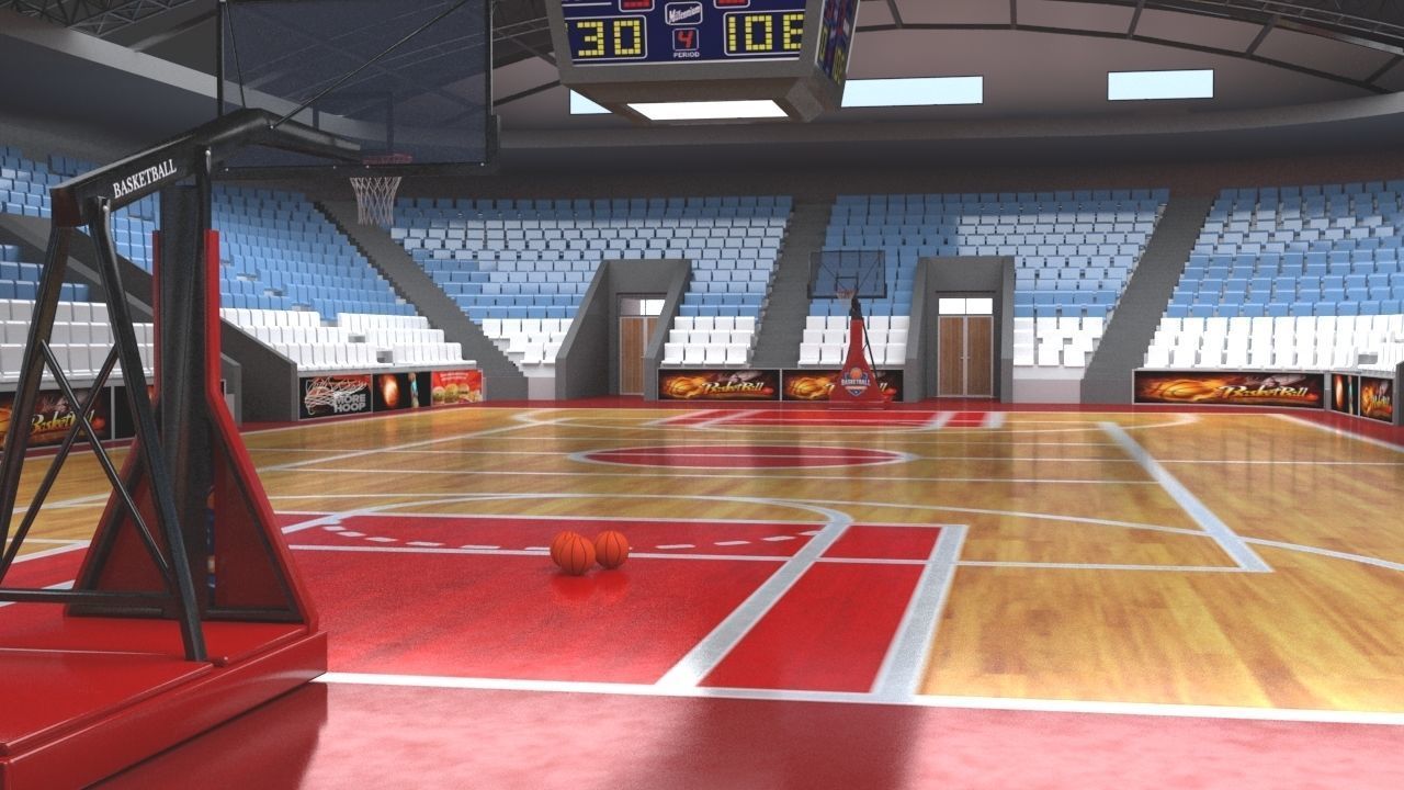 Basketball Arena 3D model CGTrader