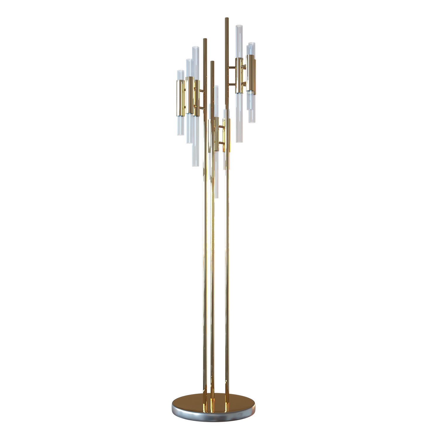 Luu Waterfall Floor Lamp 3d Model