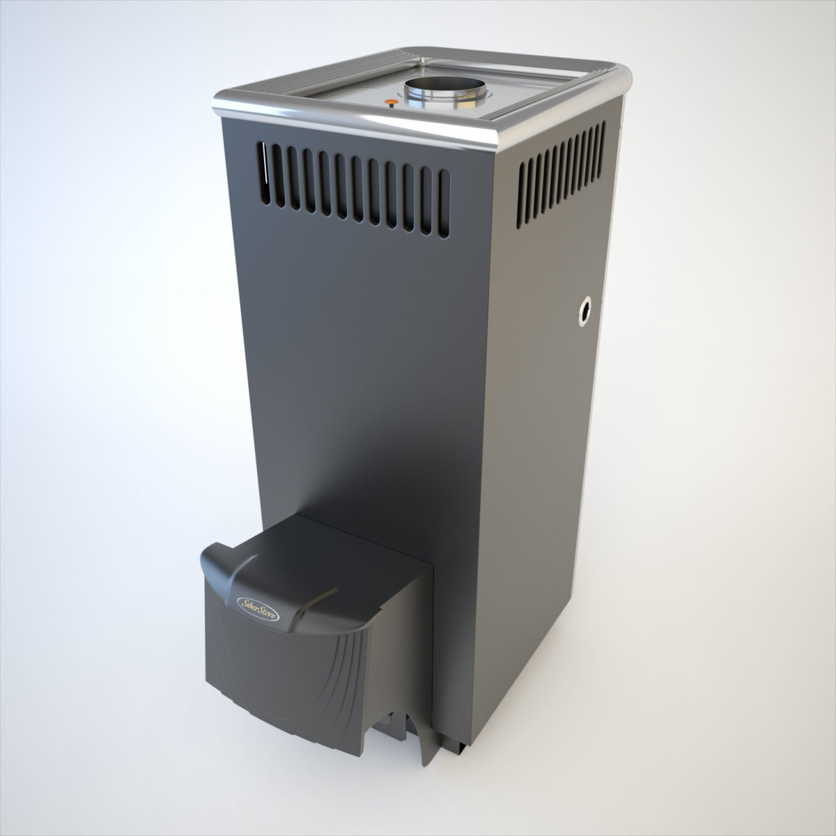 SiberStove Hi-Detailed Wood Stove With Stones Biya