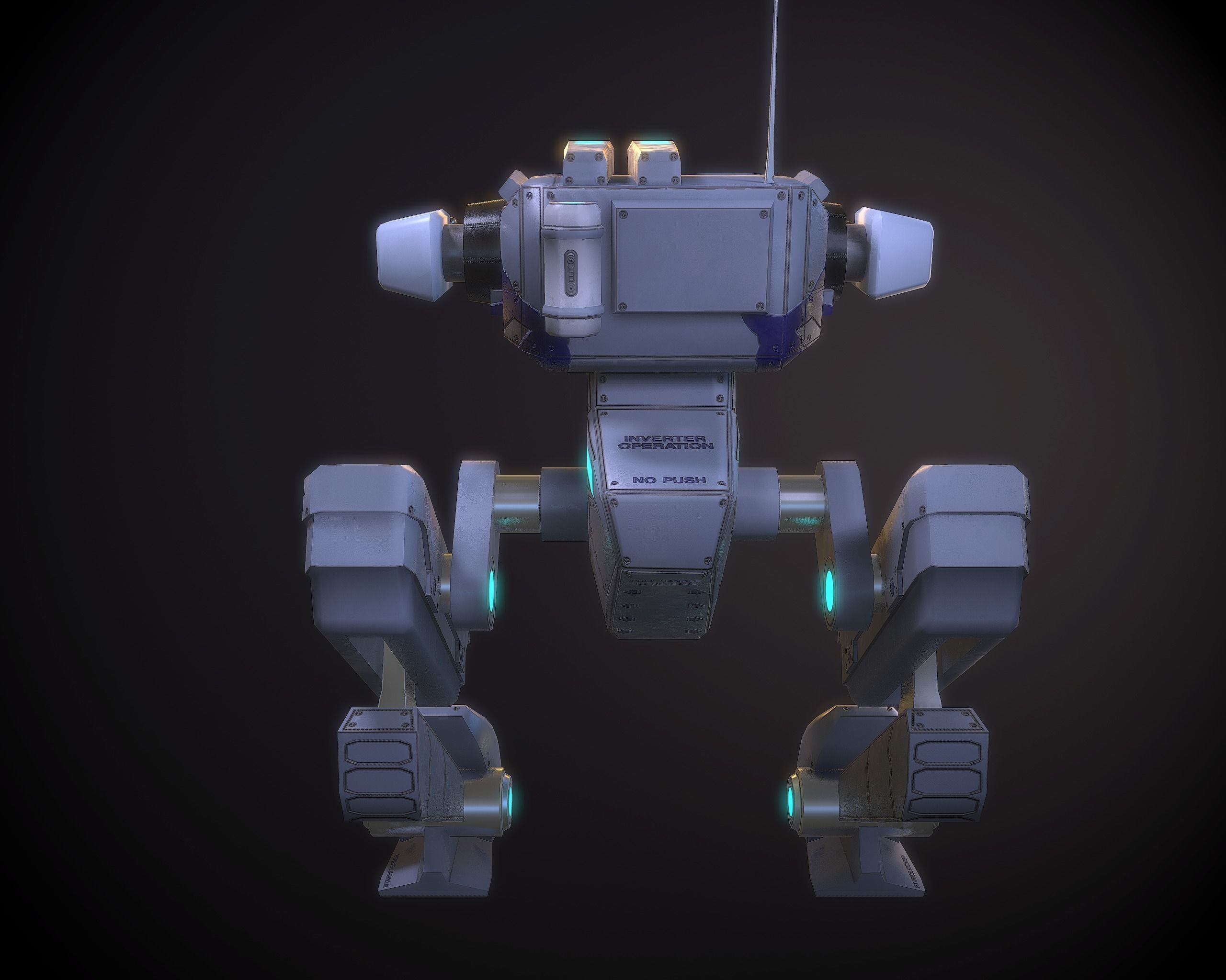 3D model Sprinter light Mech VR / AR / low-poly | CGTrader