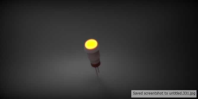 LED Panel Mount Indicator free 3D model | CGTrader