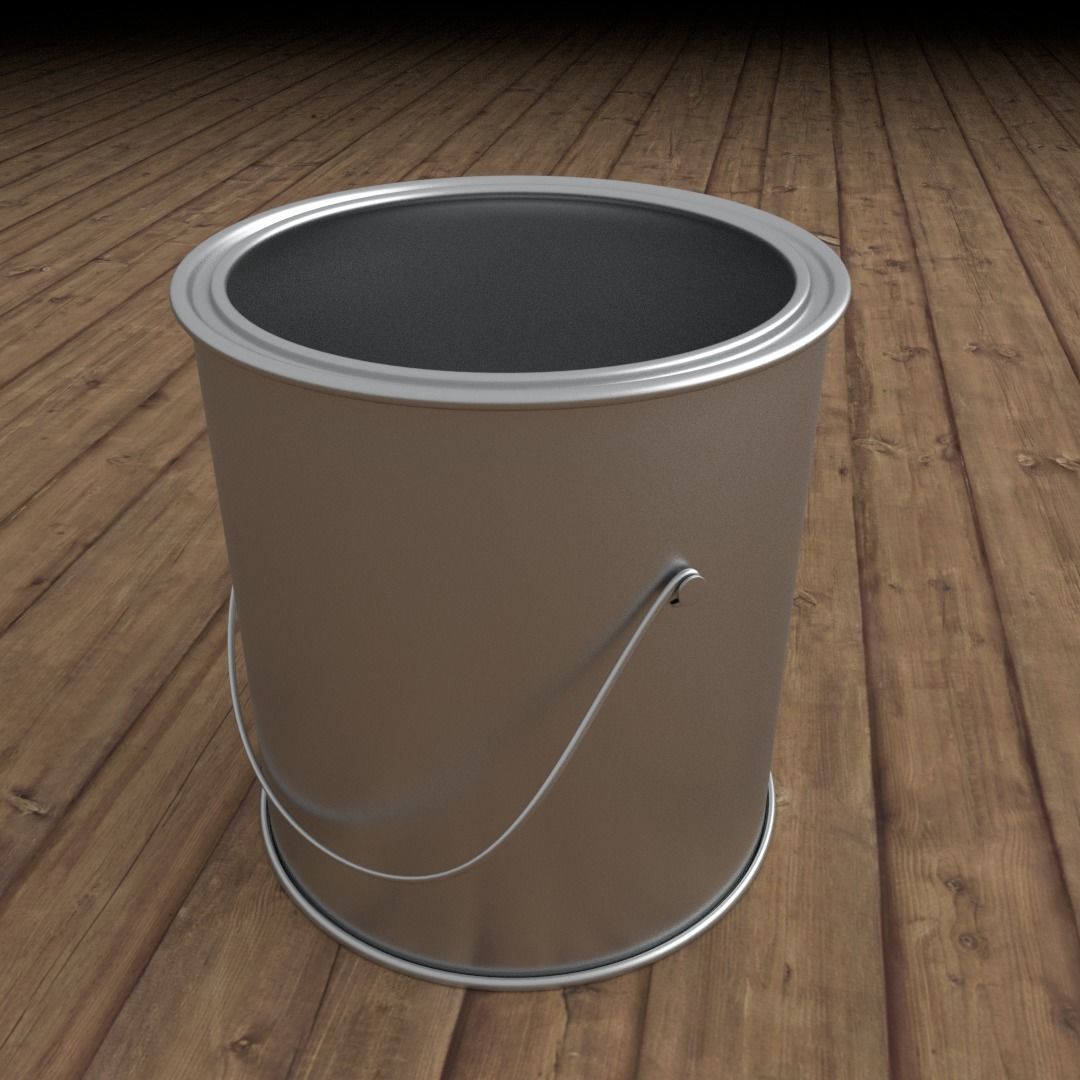 tool 3D model Paint Can CGTrader