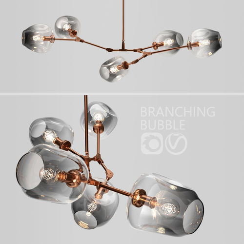 Branching Bubble 5 Lamps By Lindsey Adelman Dark Copper 3d Branching Bubble 5 Lamps By Lindsey Adelman Dark Copper 3d Model Max Obj Mtl Fbx 1